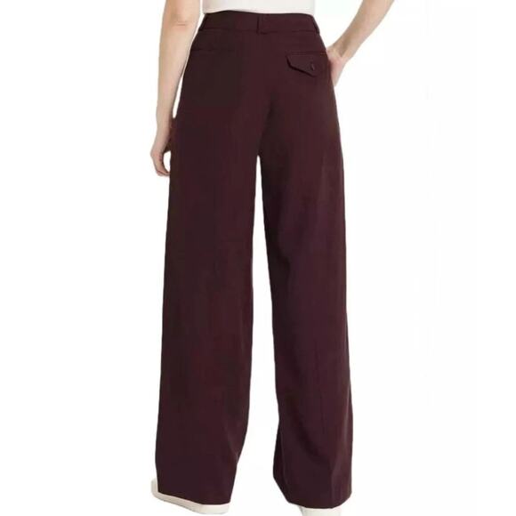 A New Day High-Rise Wide-Leg Pants size 8 Regular - Brown - NEW - Picture 2 of 6
